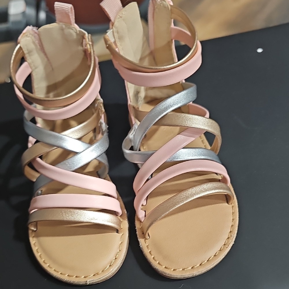 Old Navy Kids Sandals - Pink, Silver, Gold